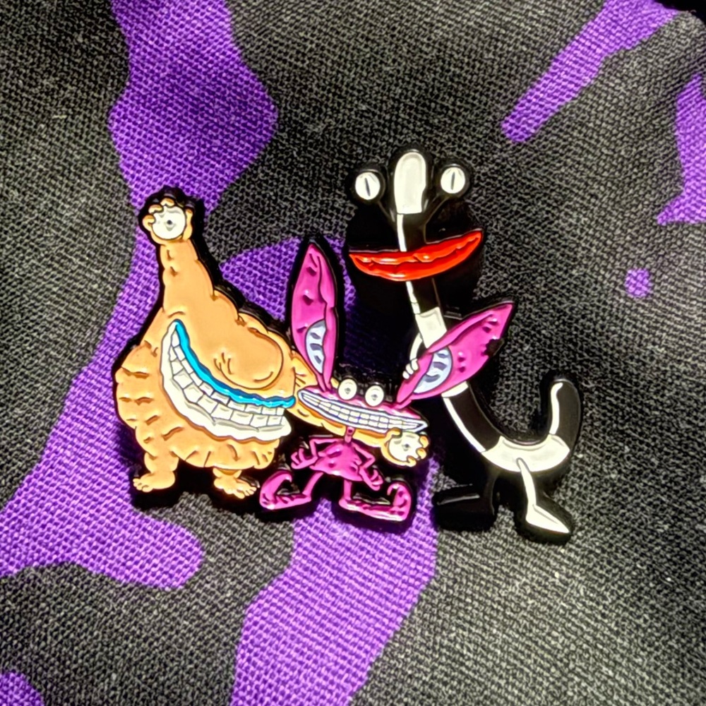 💫 3/$30 Aaahh!!! Real Monsters Nickelodeon Enamel Pin